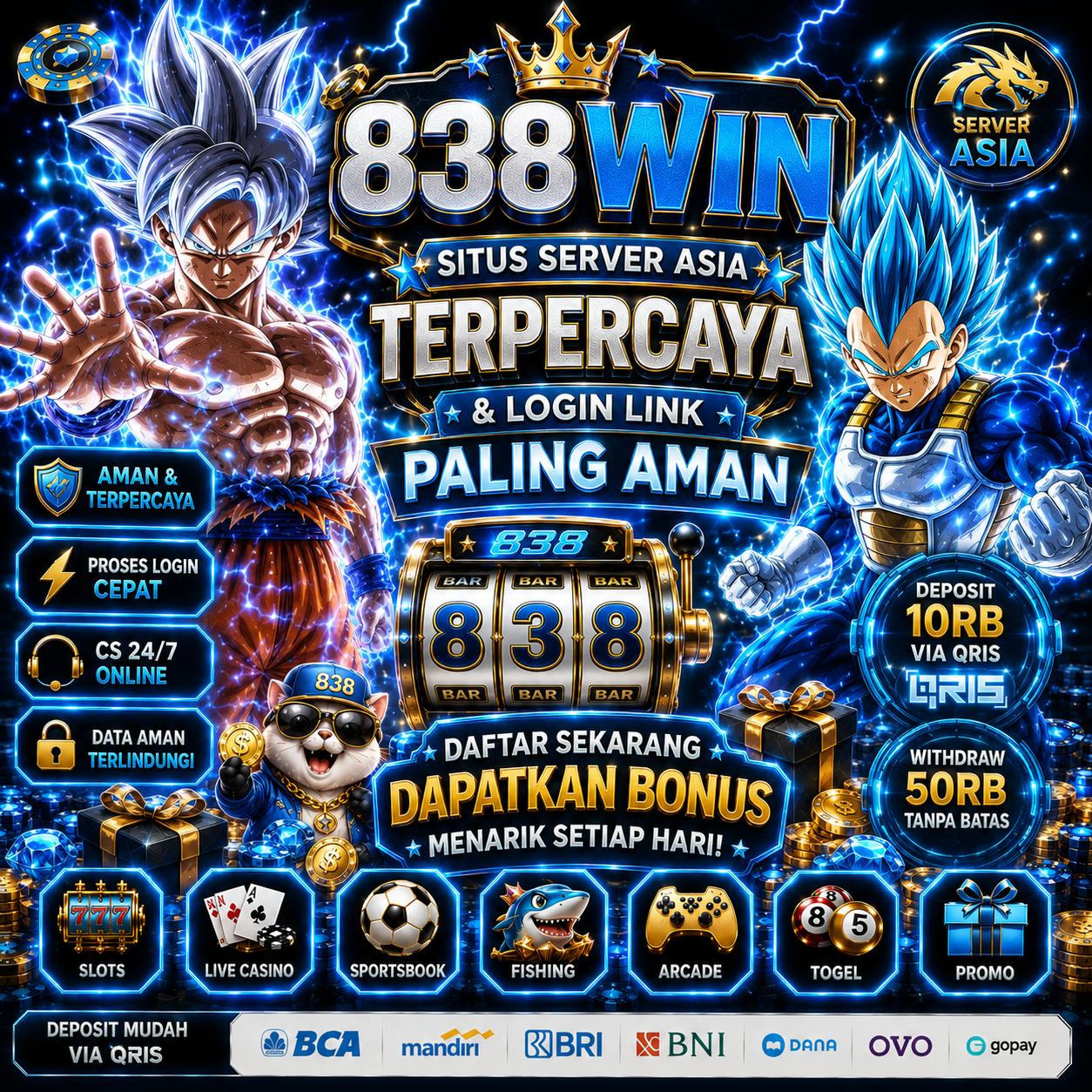 838WIN # Situs Pescatarian Game Server Asia & Portal Link Alternatif Login
